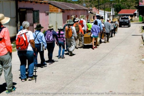 migrant walk