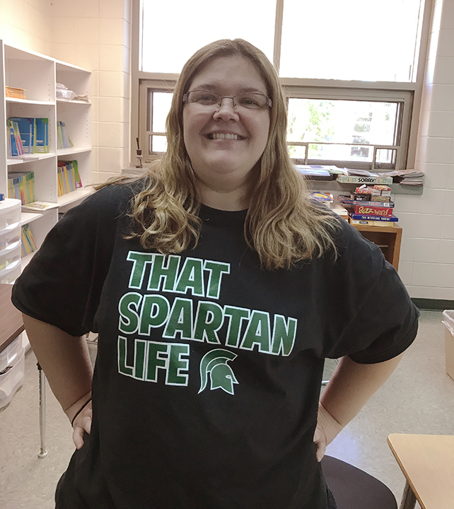 Mrs. Sportsman inspires Spartans