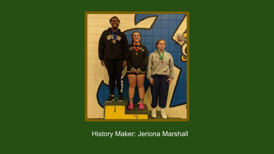 Jeriona Marshall: history in the making... make that HER story