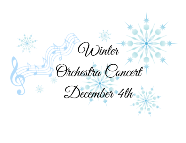 Winter Orchestra Concert on December 4th