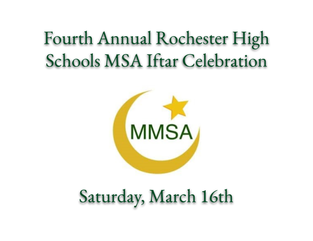Muslim Students Association hosts the Fourth Annual Iftar Celebration