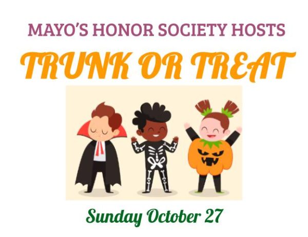 Trunk or treat this Sunday at Mayo High School