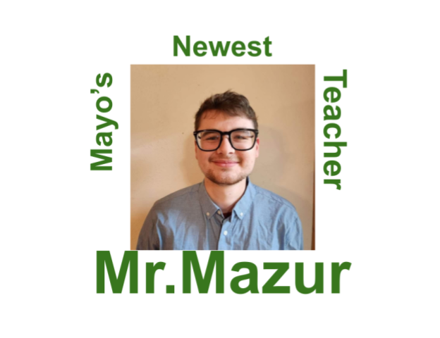 Mr. Mazur joins the ranks of the Spartan staff