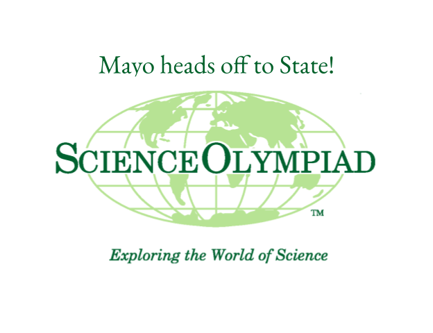 Mayo Science Olympiad Heads to State